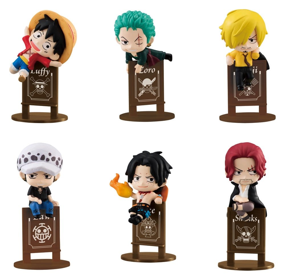 One Piece Ochatomo series Figuras Mini Pirates Party 4 cm Blind Box Expositor (8) (Repeat)
