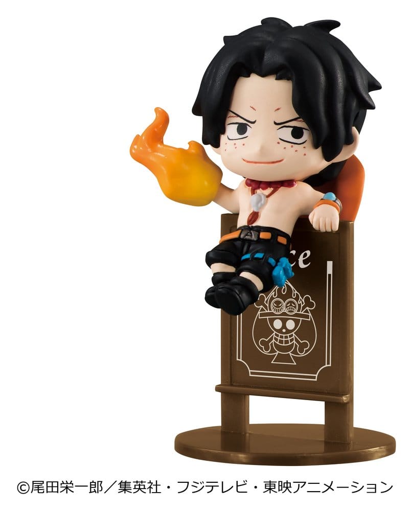 One Piece Ochatomo series Figuras Mini Pirates Party 4 cm Blind Box Expositor (8) (Repeat)