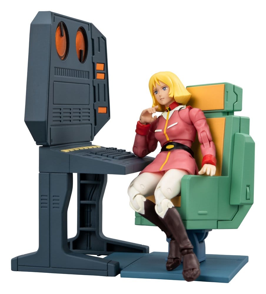 Mobile Suit Gundam Diorama G.M.G. Collection EX White Base Bridge Radio Operator Desk Set 10 cm (with gift)