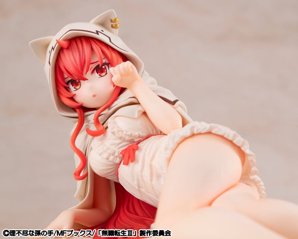 Mushoku Tensei: Jobless Reincarnation Melty Princess Figura PVC Eris Sleep with Eris Ver. Palm Size 12 cm