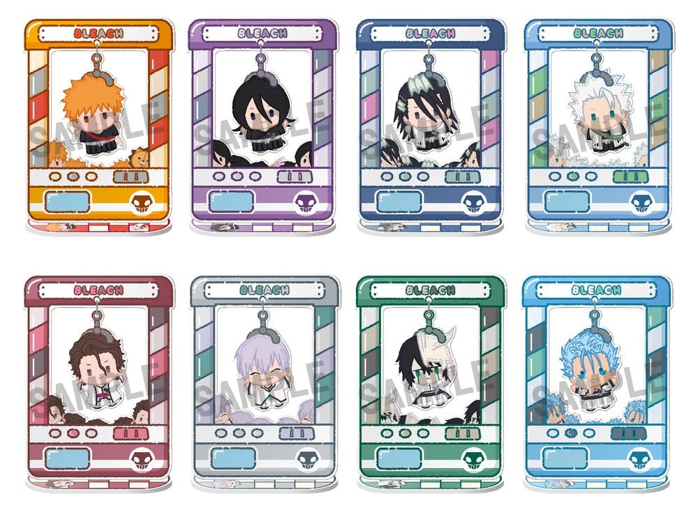 Bleach TV Anime Figuras acrílico 9 cm Blind Box Expositor (8) Frikytopia