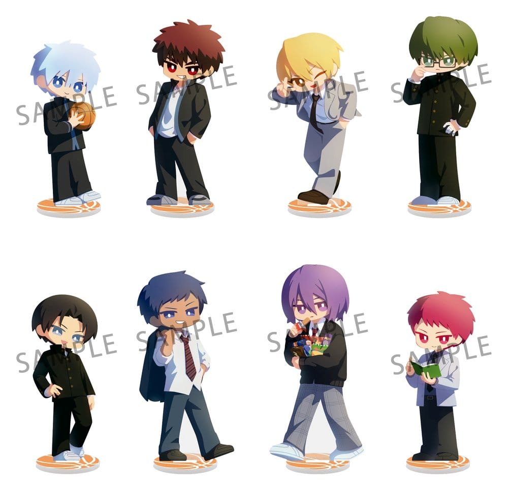 Kuroko's Basketball Irusta Figuras Mini 8 cm Blind Box Expositor (8) Frikytopia