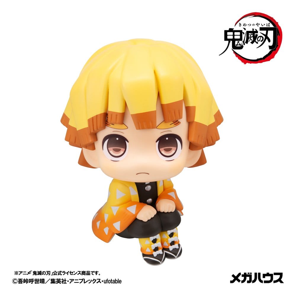 Demon Slayer: Kimetsu no Yaiba Pack de 2 Figuras PVC Look Up Zenitsu Agatsuma Grumpy Ver. & Kaigaku 11 cm (with gift)
