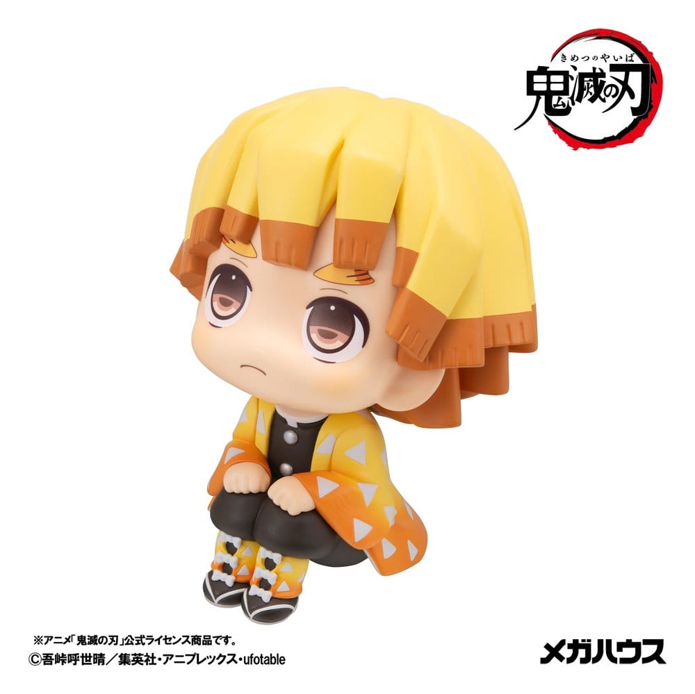 Demon Slayer: Kimetsu no Yaiba Pack de 2 Figuras PVC Look Up Zenitsu Agatsuma Grumpy Ver. & Kaigaku 11 cm (with gift)