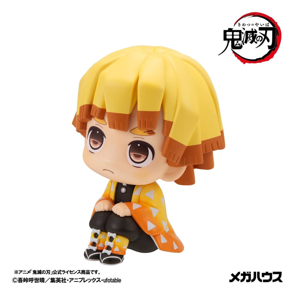 Demon Slayer: Kimetsu no Yaiba Pack de 2 Figuras PVC Look Up Zenitsu Agatsuma Grumpy Ver. & Kaigaku 11 cm (with gift)