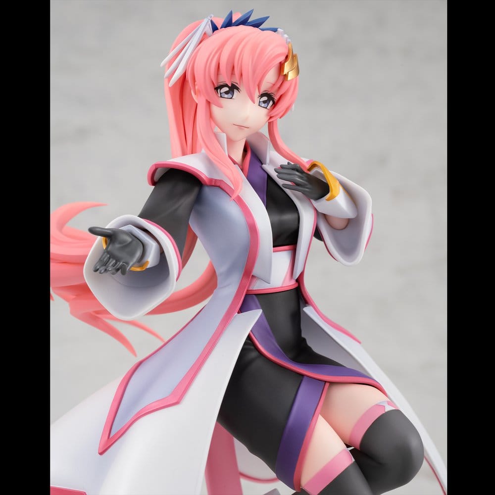 Gundam GGG (Gundam Girls Generation) Series Figura PVC Mobile Suit Gundam SEED FREEDOM Lacus Clyne Battle Surcoat Ver. 22 cm