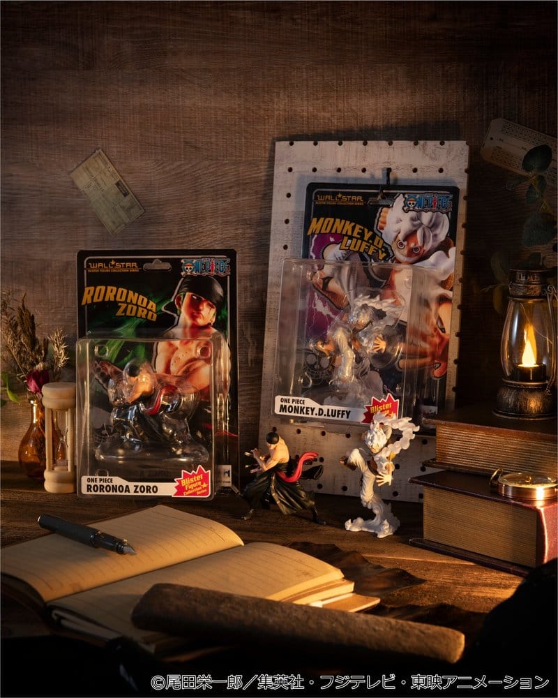 One Piece Wallstar Pack de 2 Figuras PVC Monkey D. Luffy Gear Fifth & Roronoa Zoro (with gift) 10 cm