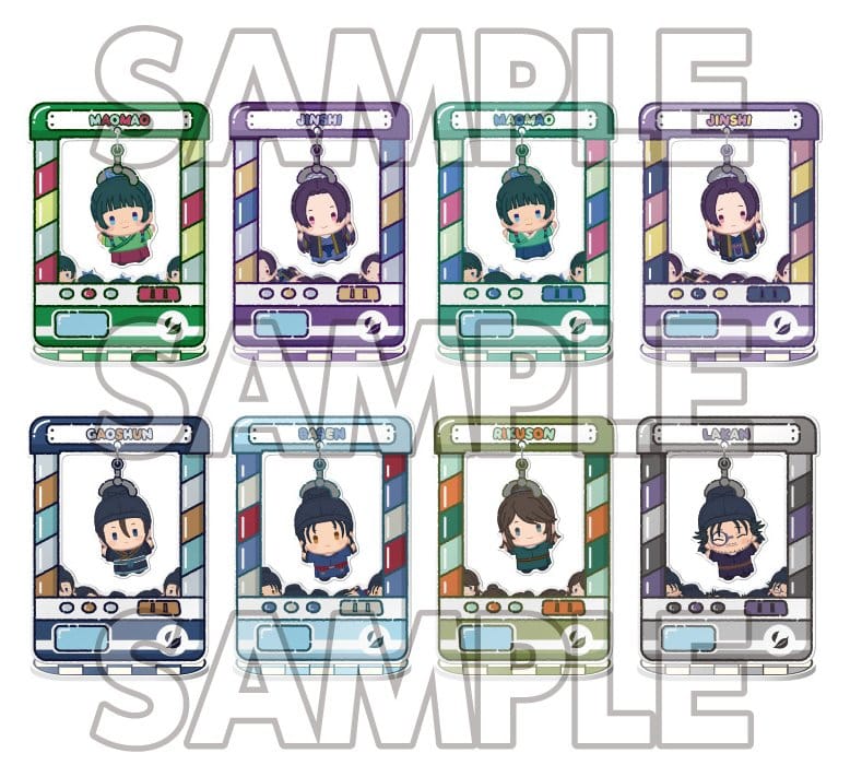 The Apothecary Diaries Chara Catcher Figuras acrílico TV Anime 9 cm Blind Box Expositor (8)