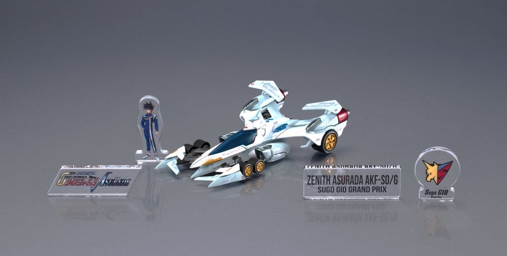 Future GPX Cyber Formula Cyber Formula Collection -Heritage Edition- Vehículo DX Asurada Zenith Asurada AKF-S0/G Roll Out Set 15 cm