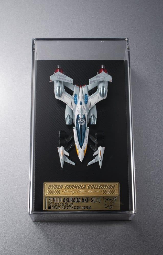 Future GPX Cyber Formula Cyber Formula Collection -Heritage Edition- Vehículo DX Asurada Zenith Asurada AKF-S0/G Roll Out Set 15 cm