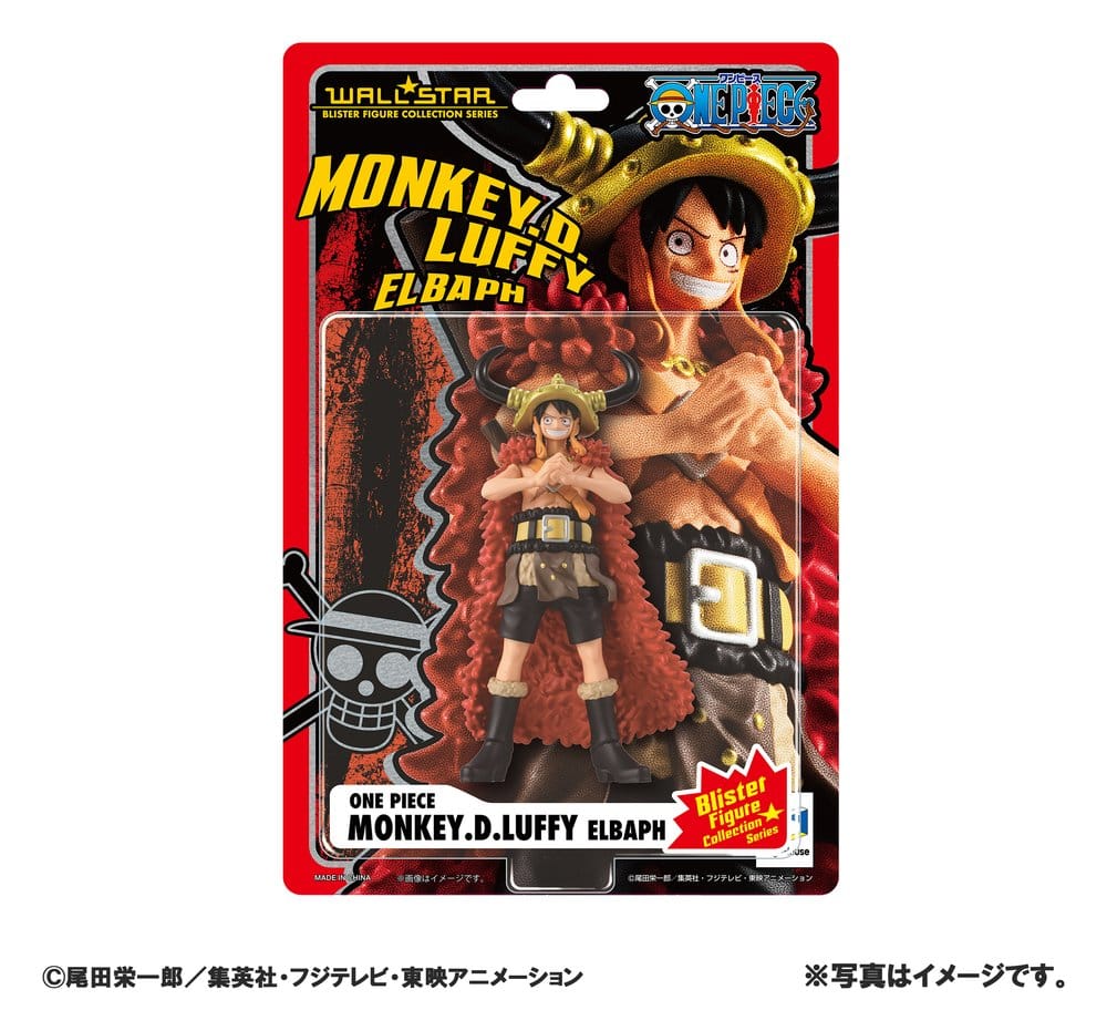 One Piece Wallstar Figura PVC Monkey D. Luffy Elbaph Arc 11 cm