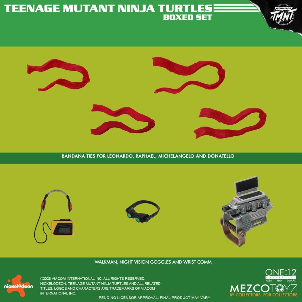 Las Tortugas Ninja One:12 Collective Figuras 1/12 Boxed Set 17 cm