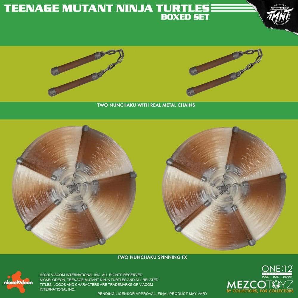 Las Tortugas Ninja One:12 Collective Figuras 1/12 Boxed Set 17 cm