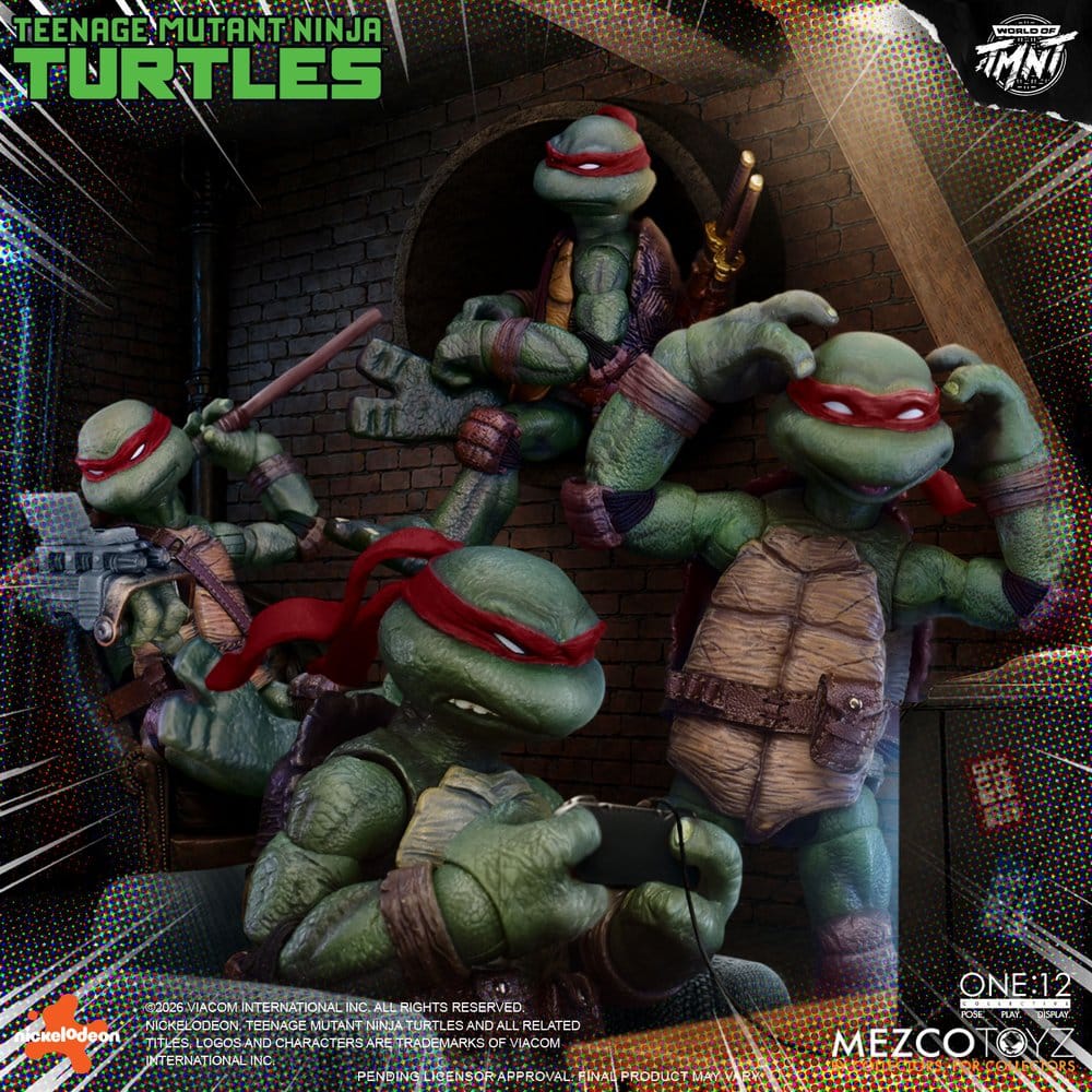 Las Tortugas Ninja One:12 Collective Figuras 1/12 Boxed Set 17 cm