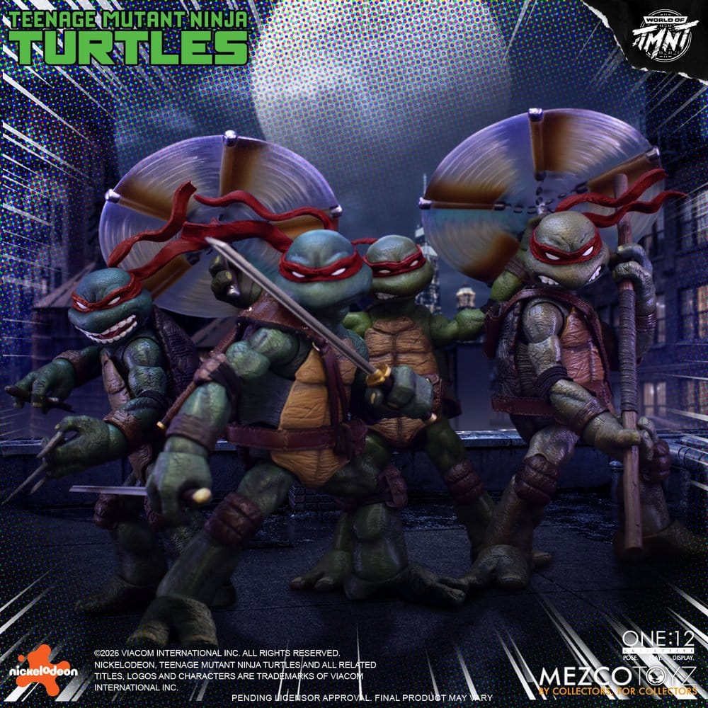 Las Tortugas Ninja One:12 Collective Figuras 1/12 Boxed Set 17 cm