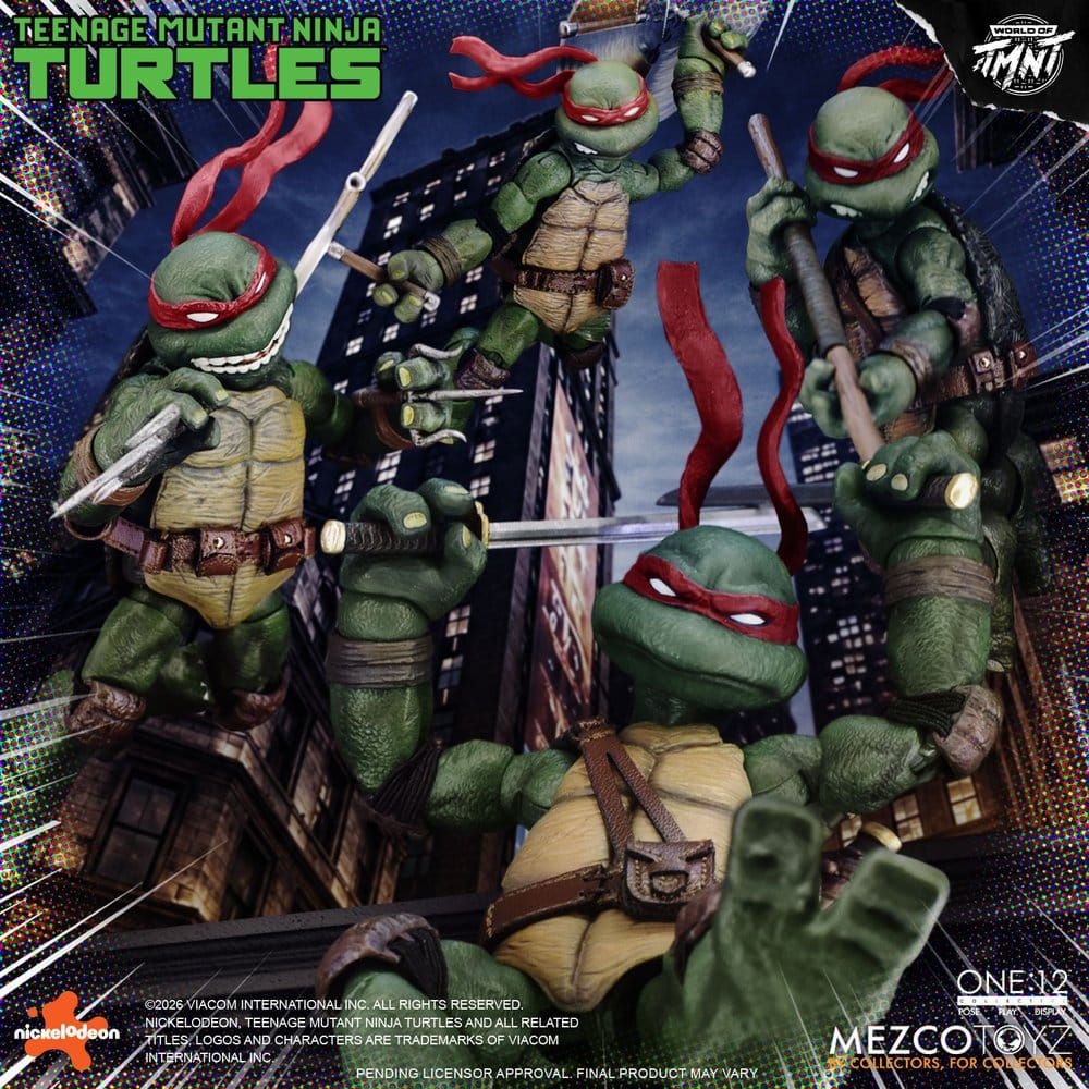 Las Tortugas Ninja One:12 Collective Figuras 1/12 Boxed Set 17 cm
