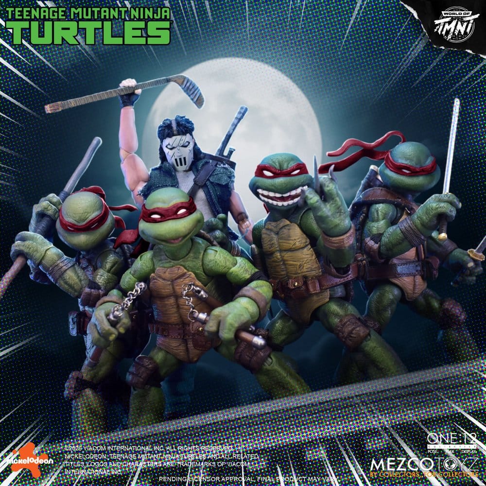 Las Tortugas Ninja One:12 Collective Figuras 1/12 Boxed Set 17 cm