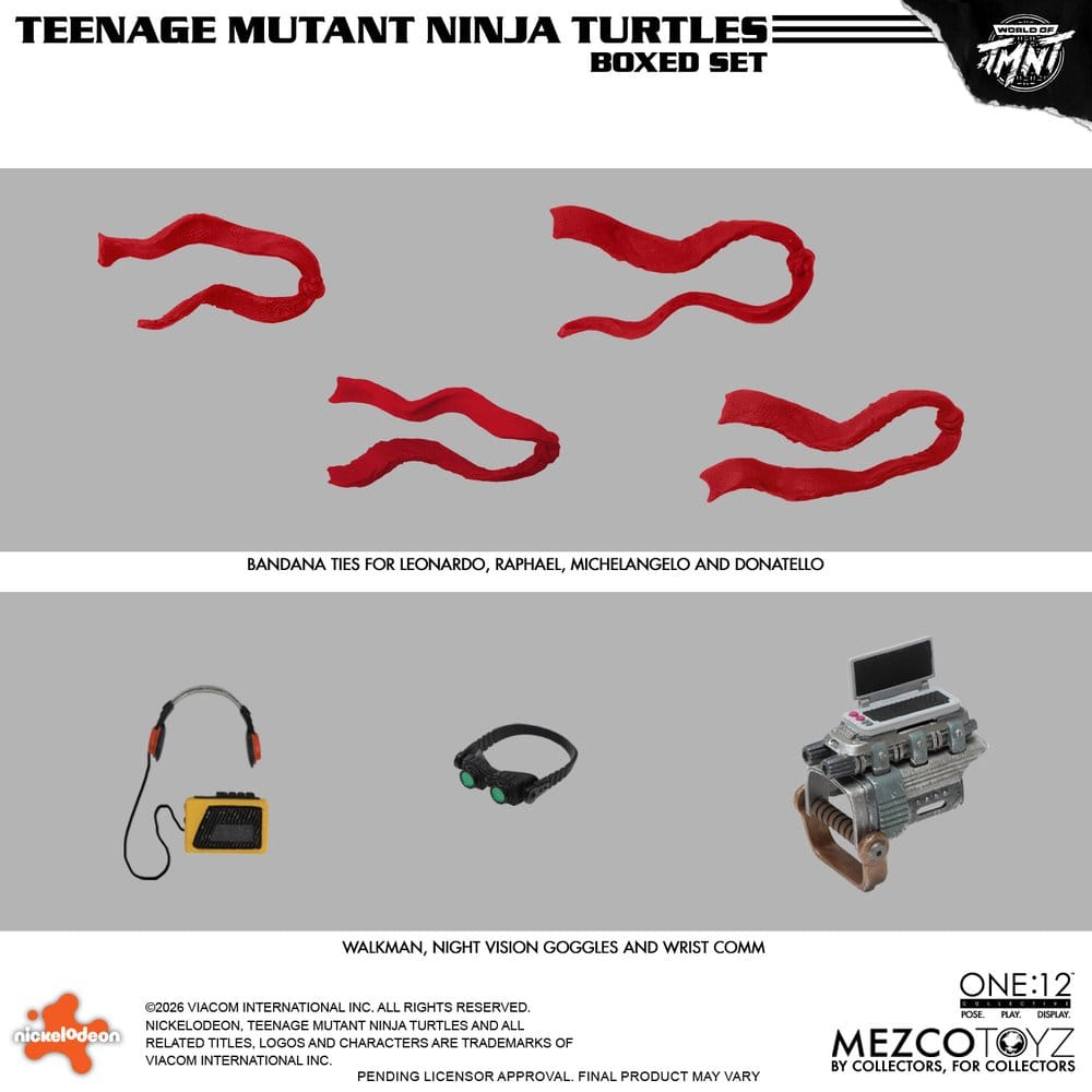 Las Tortugas Ninja One:12 Collective Figuras 1/12 Boxed Set 17 cm