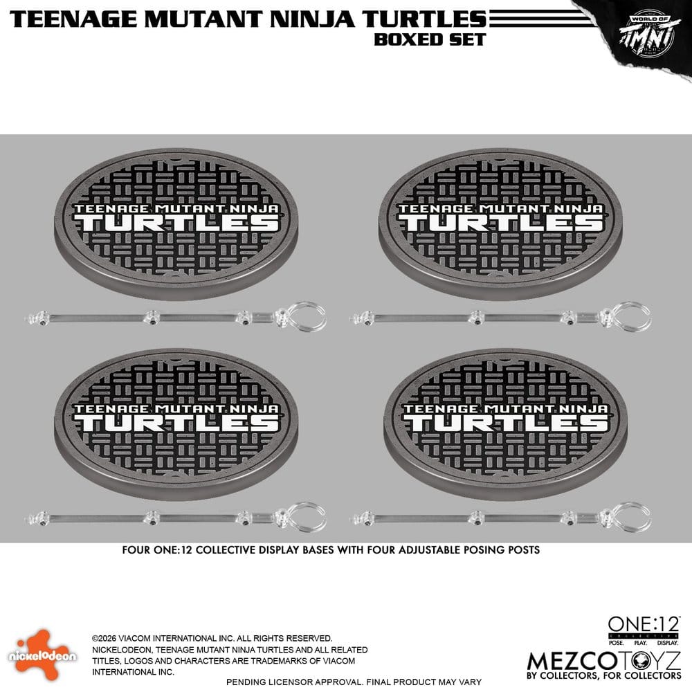 Las Tortugas Ninja One:12 Collective Figuras 1/12 Boxed Set 17 cm