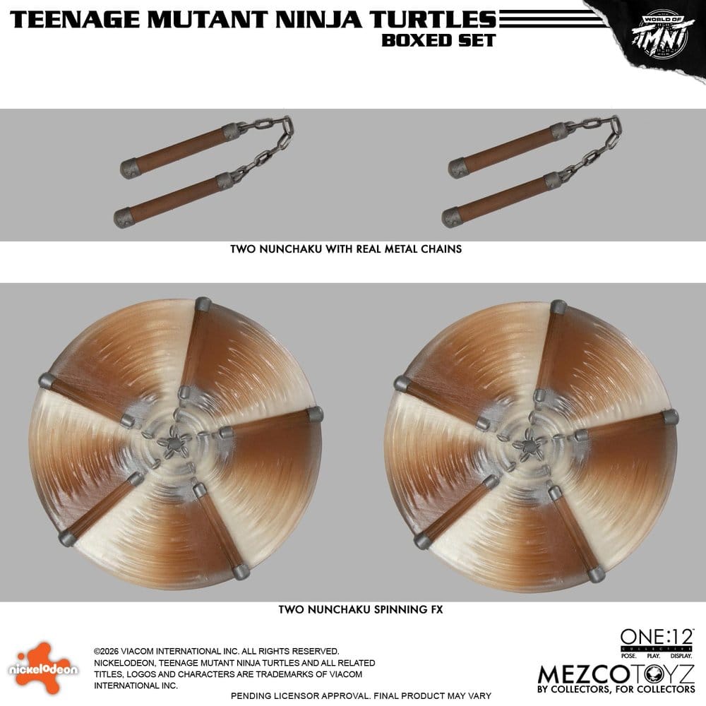 Las Tortugas Ninja One:12 Collective Figuras 1/12 Boxed Set 17 cm