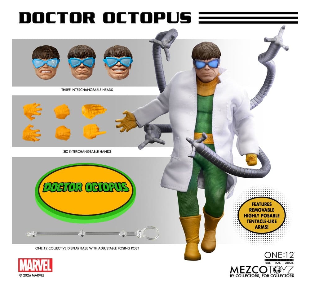 Marvel Comics One:12 Collective Figura 1/12 Doctor Octopus 16 cm