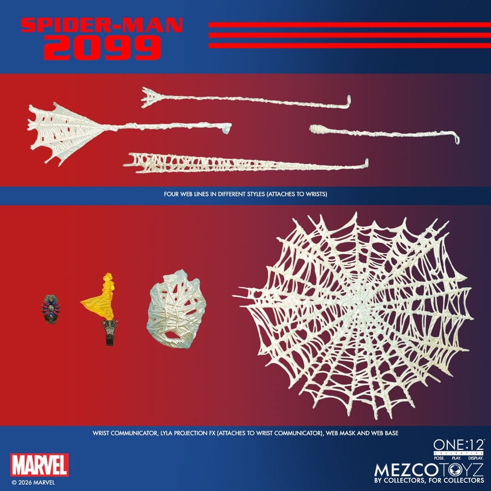 Marvel Comics One:12 Collective Figura 1/12 Spider-Man 2099 17 cm