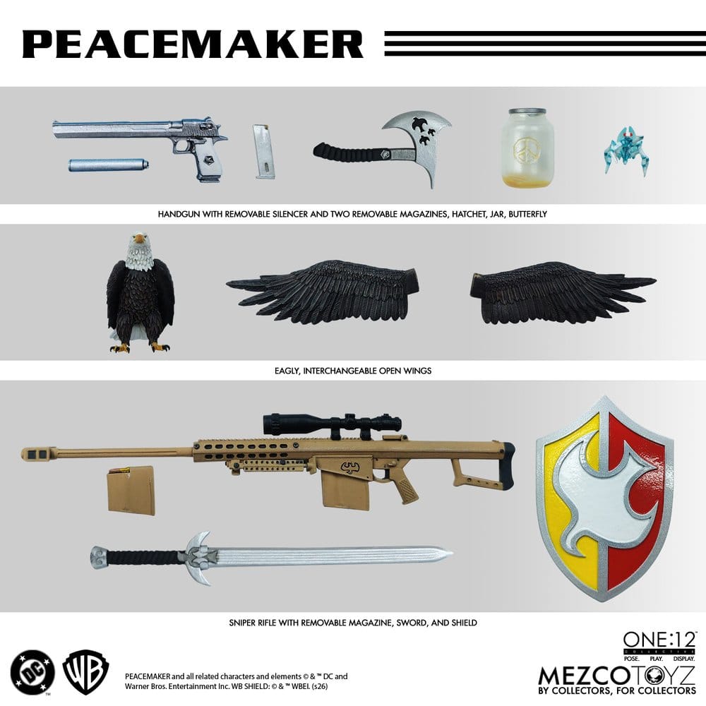 DC Comics One:12 Collective Figura 1/12 Peacemaker 17 cm