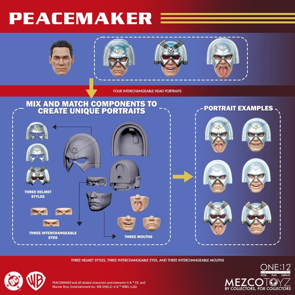 DC Comics One:12 Collective Figura 1/12 Peacemaker 17 cm