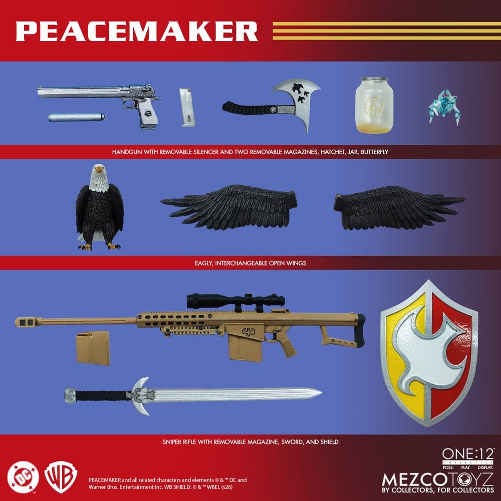 DC Comics One:12 Collective Figura 1/12 Peacemaker 17 cm