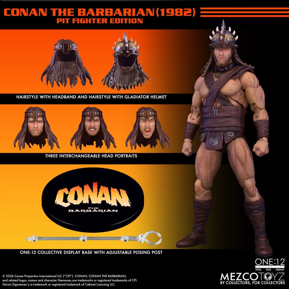 Conan el Bárbaro One:12 Collective Figura 1/12 Conan (Pit Fighter Edition) 16 cm