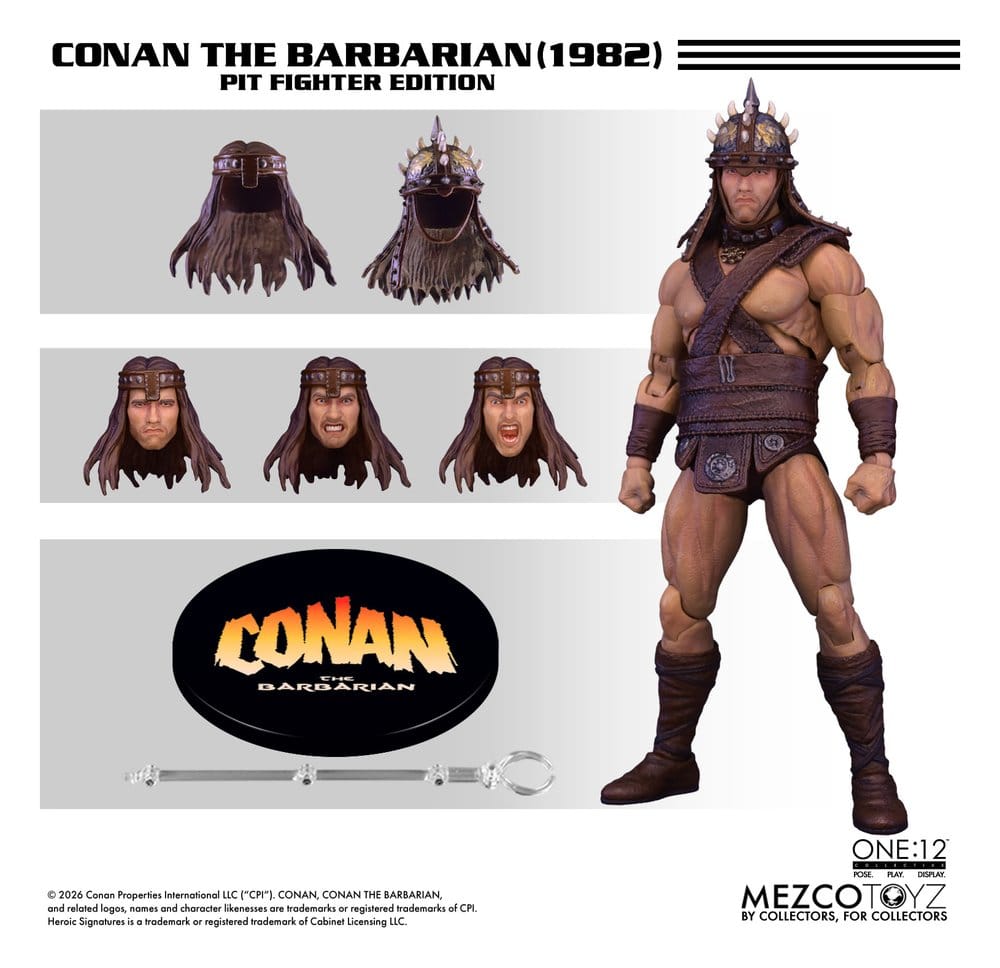 Conan el Bárbaro One:12 Collective Figura 1/12 Conan (Pit Fighter Edition) 16 cm