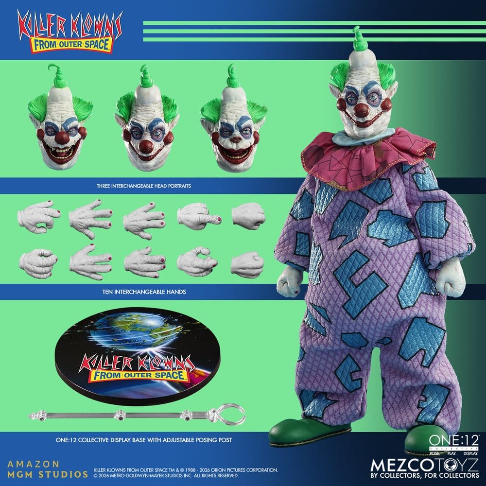 Killer Klowns From Outer Space One:12 Collective Figura 1/12 Jumbo 17 cm