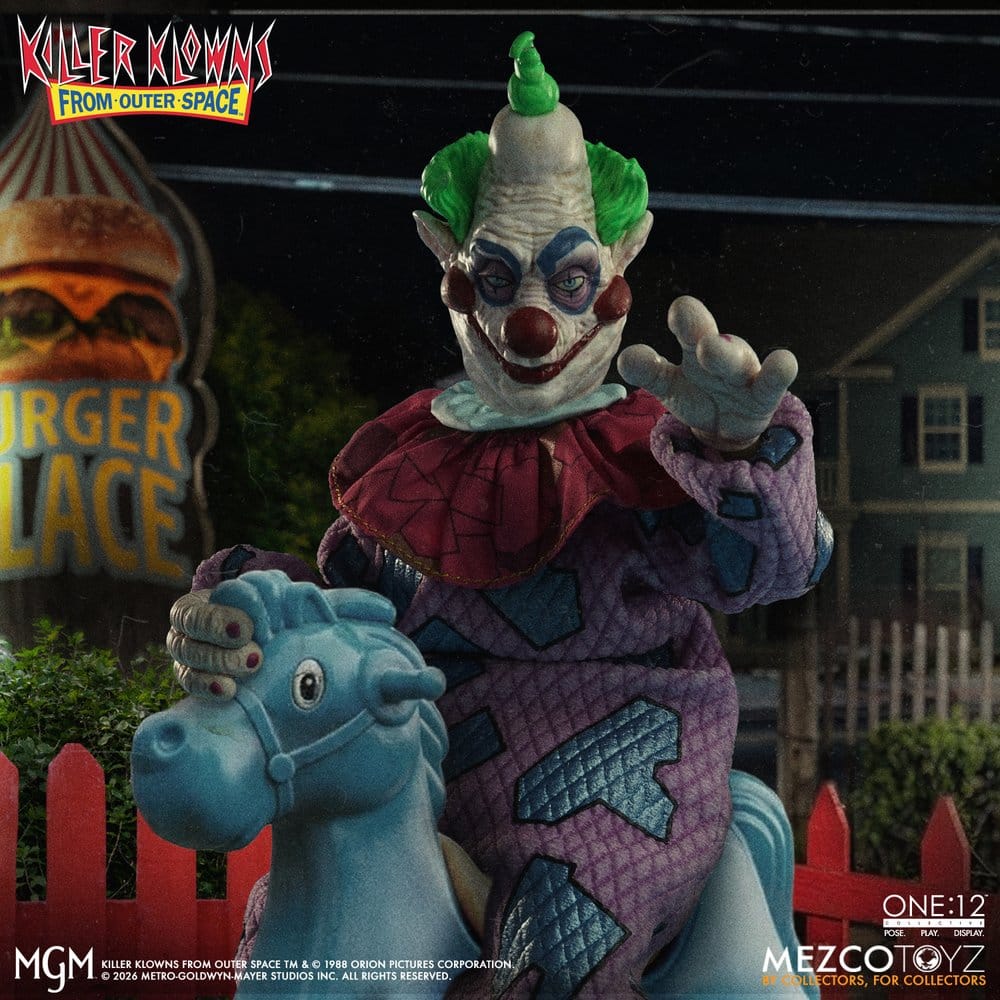 Killer Klowns From Outer Space One:12 Collective Figura 1/12 Jumbo 17 cm