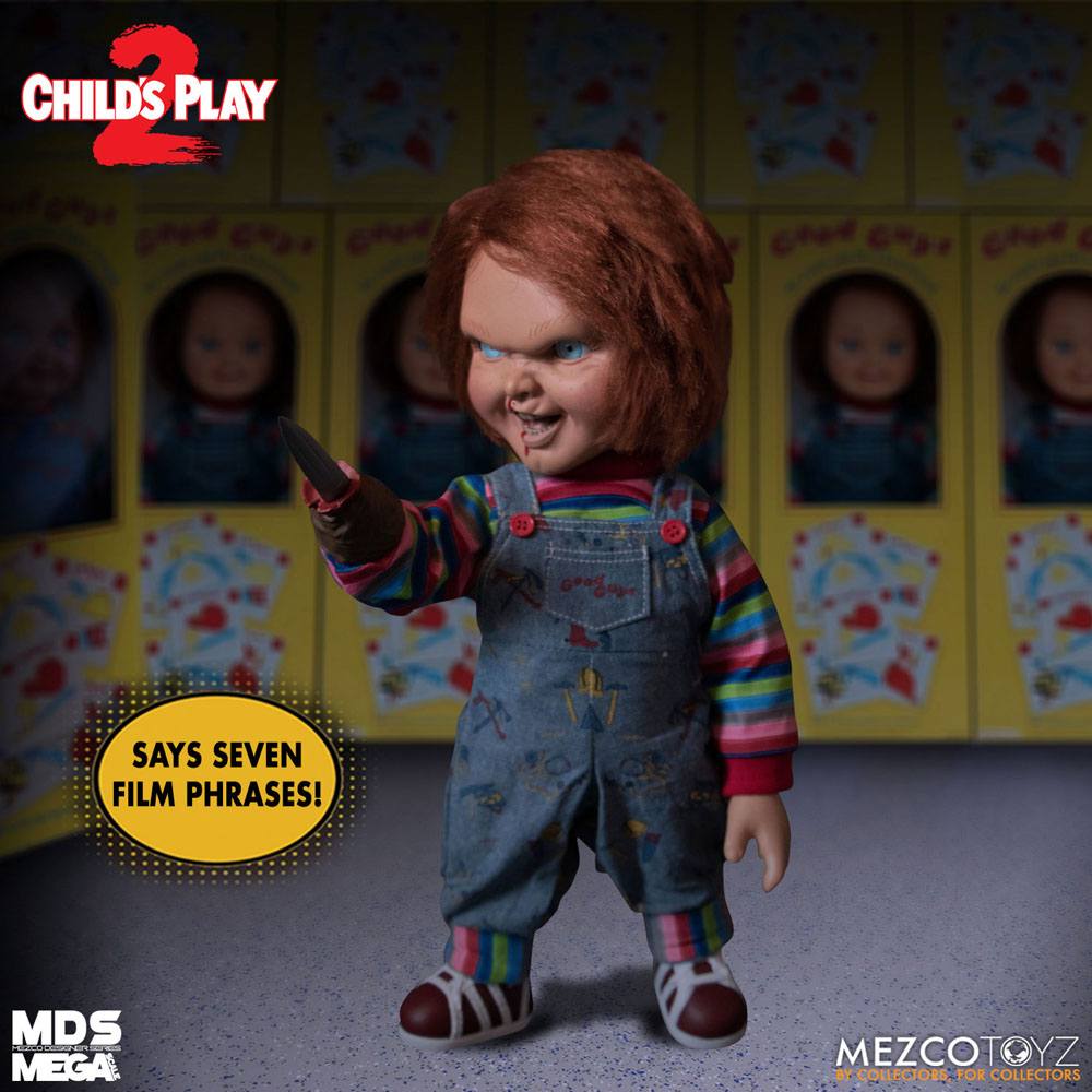 Chucky el muñeco diabólico 2 Muñeca Parlante Designer Series Menacing Chucky 38 cm