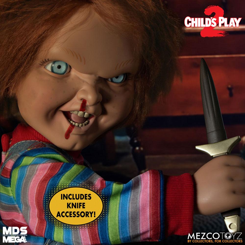 Chucky el muñeco diabólico 2 Muñeca Parlante Designer Series Menacing Chucky 38 cm