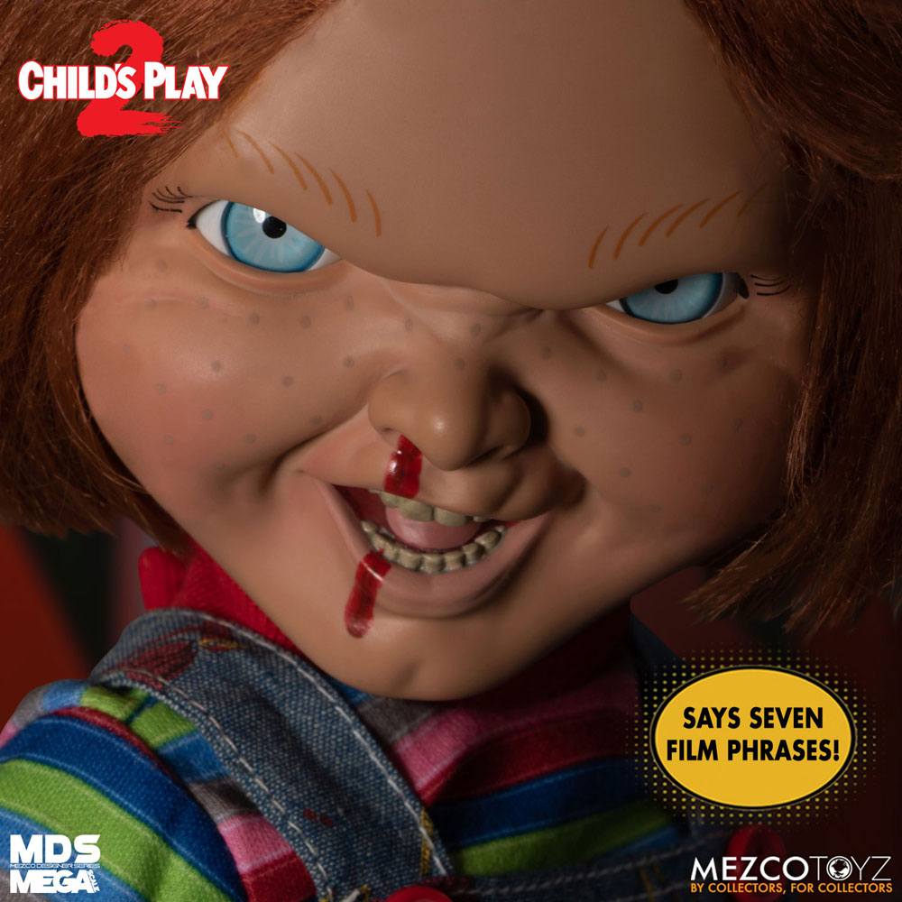 Chucky el muñeco diabólico 2 Muñeca Parlante Designer Series Menacing Chucky 38 cm