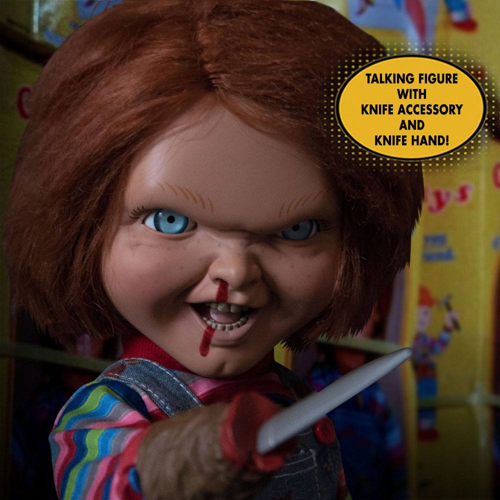 Chucky el muñeco diabólico 2 Muñeca Parlante Designer Series Menacing Chucky 38 cm