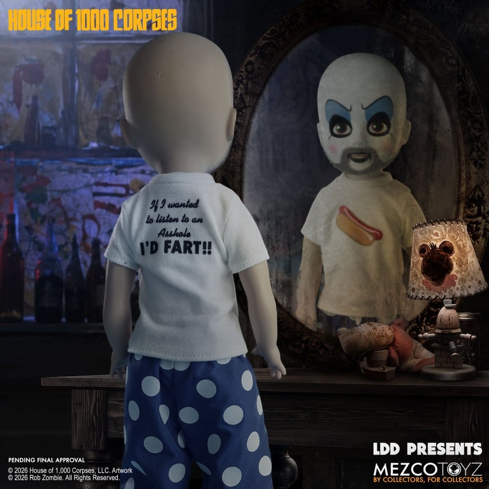 La casa de los 1000 cadáveres LDD Presents Muñeco Captain Spaulding 25 cm
