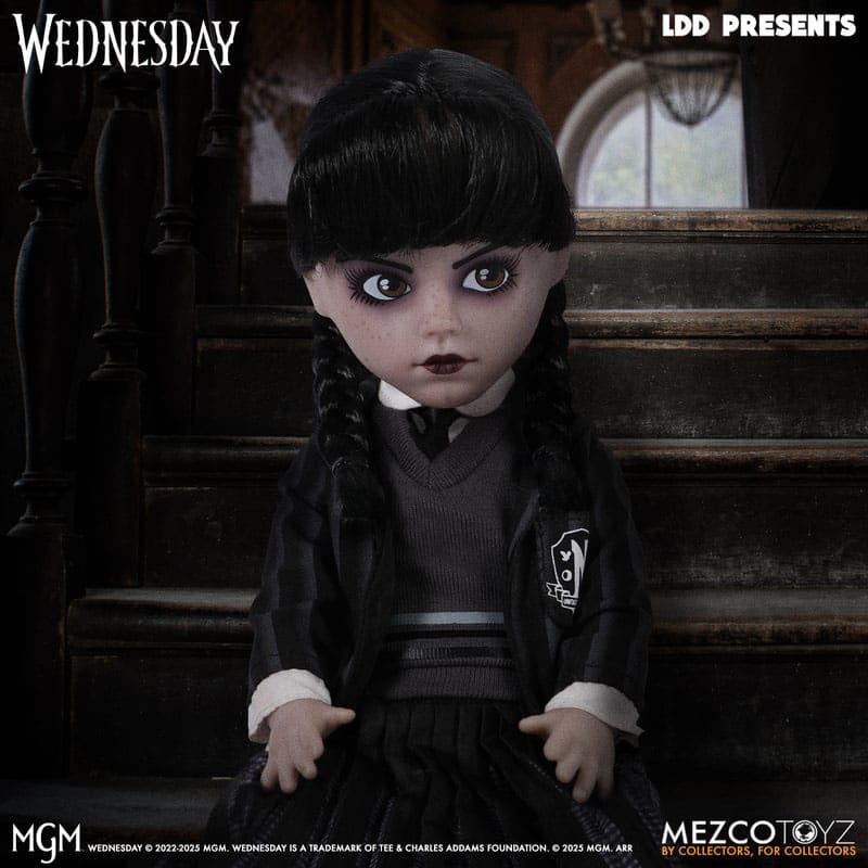 Wednesday LDD Presents Muñeco Wednesday Nevermore Academy Uniform 25 cm