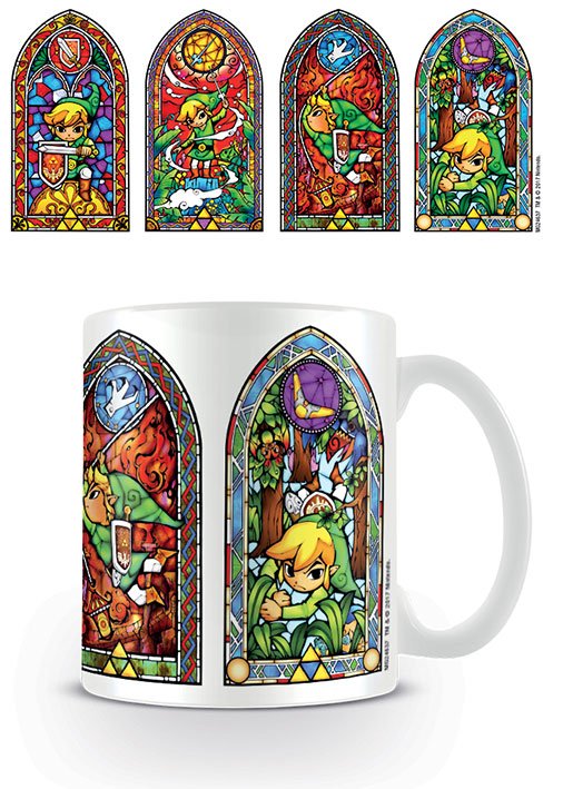 Legend of Zelda Taza Stained Glass Frikytopia