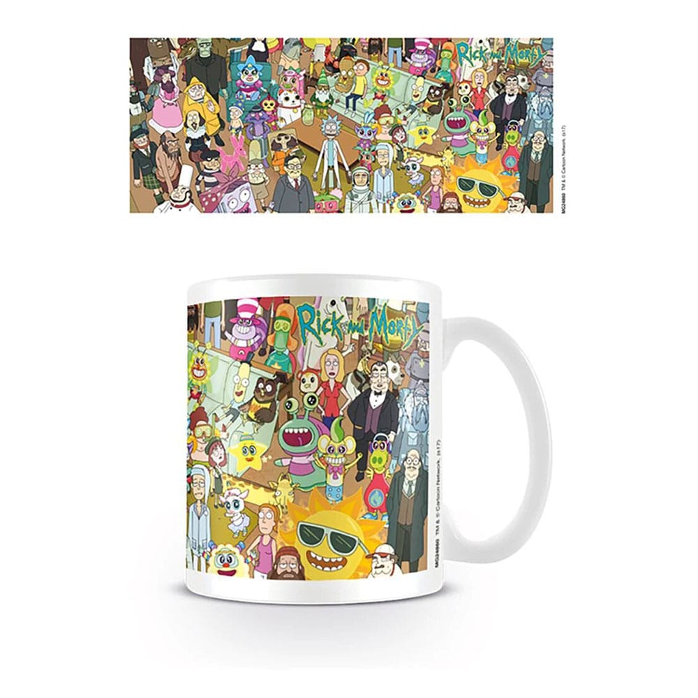 Rick and Morty Taza Characters Frikytopia