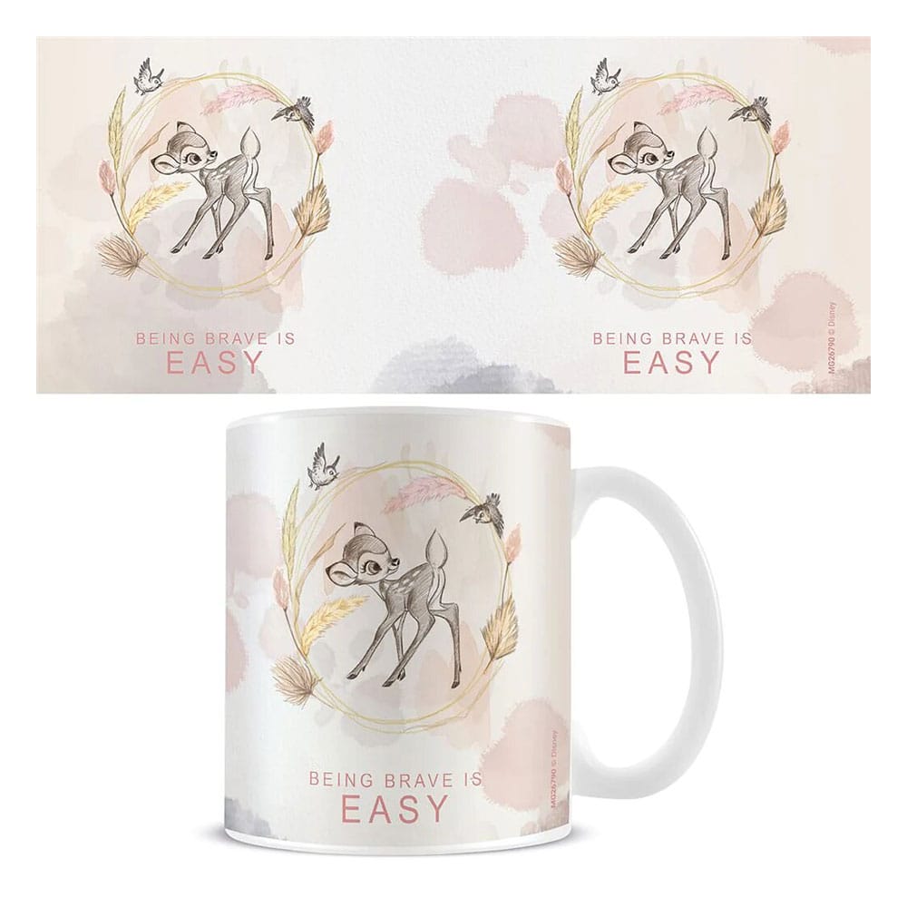 Disney Taza Bambi Being Brave Is Easy Frikytopia