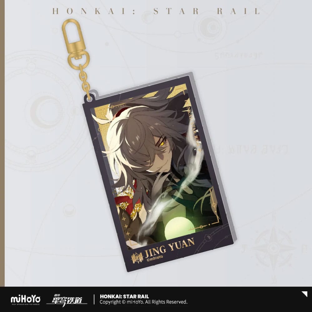 Honkai: Star Rail Llavero Countdown Departure Series Jing Yuan Glitter 9 cm