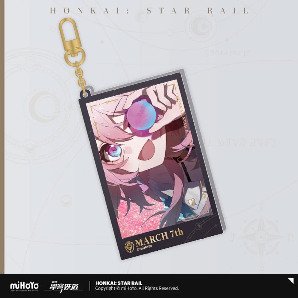 Honkai: Star Rail Llavero Countdown Departure Series March 7th Glitter 9 cm Frikytopia