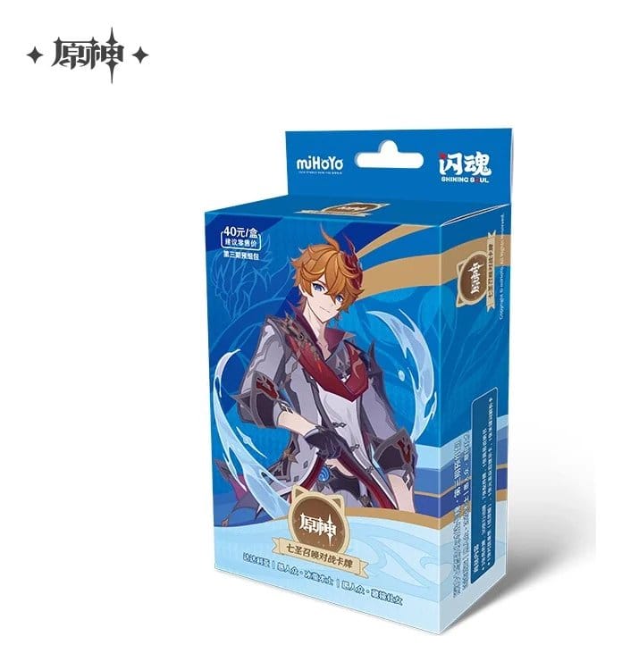 Genshin Impact Juego de Cartas Coleccionables Series 03 Pre-Build Starter Deck 02 Tartaglia *Edición China*