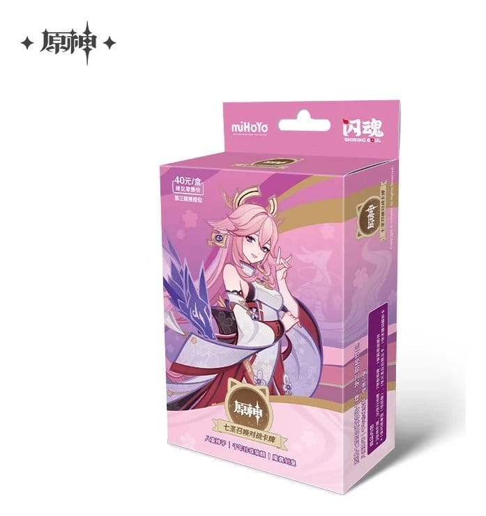 Genshin Impact Juego de Cartas Coleccionables Series 03 Pre-Build Starter Deck 05 Yae Miko *Edición China*