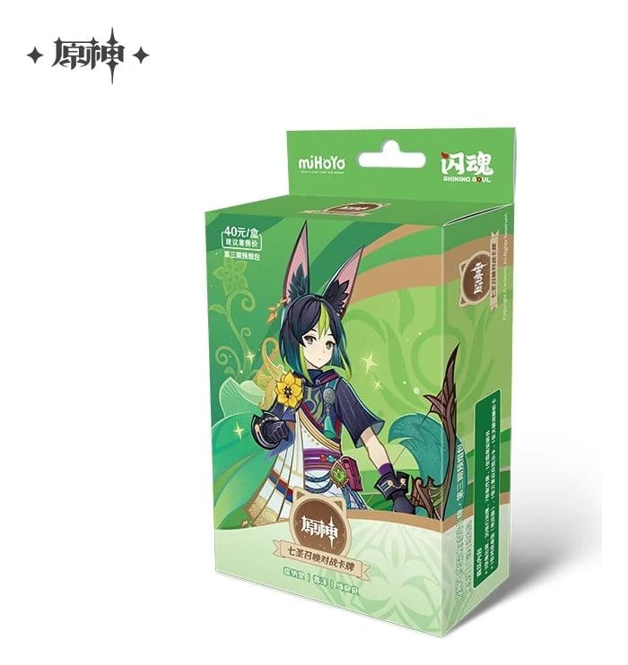 Genshin Impact Juego de Cartas Coleccionables Series 03 Pre-Build Starter Deck 06 Tighnari *Edición China*