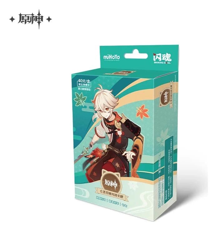 Genshin Impact Juego de Cartas Coleccionables Series 03 Pre-Build Starter Deck 07 Kaedehara Kazuha *Edición China* Frikytopia