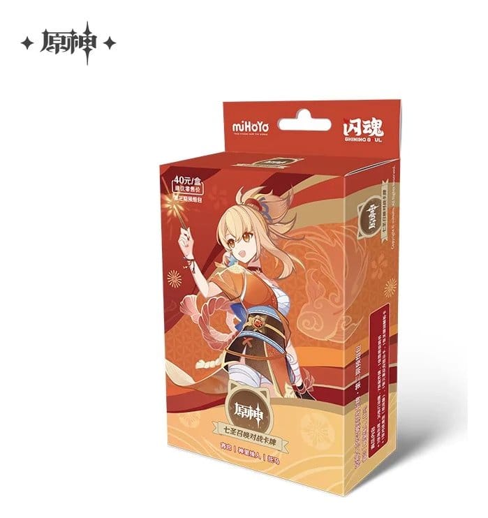 Genshin Impact Juego de Cartas Coleccionables Series 03 Pre-Build Starter Deck 08 Yoimiya *Edición China*