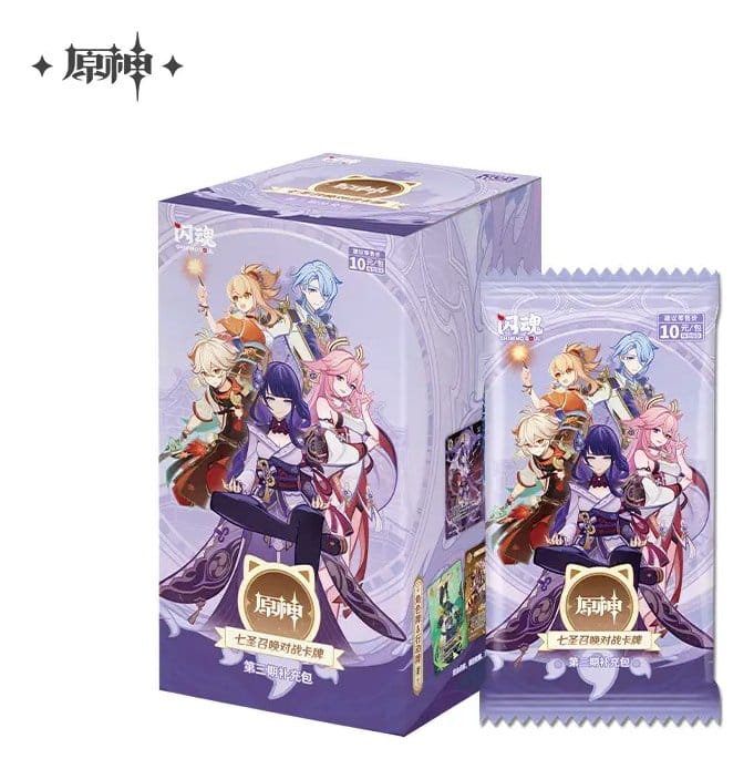 Genshin Impact Juego de Cartas Coleccionables Series 3 Blind Box Expositor (18) *Edición China* Frikytopia